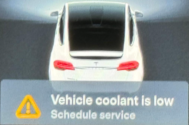 Tesla Coolant is Low