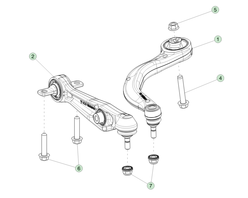 Tesla Lower Control Suspension Arm