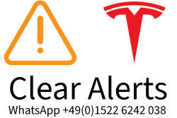 Tesla Remote Diagnosis and Support to clear alert