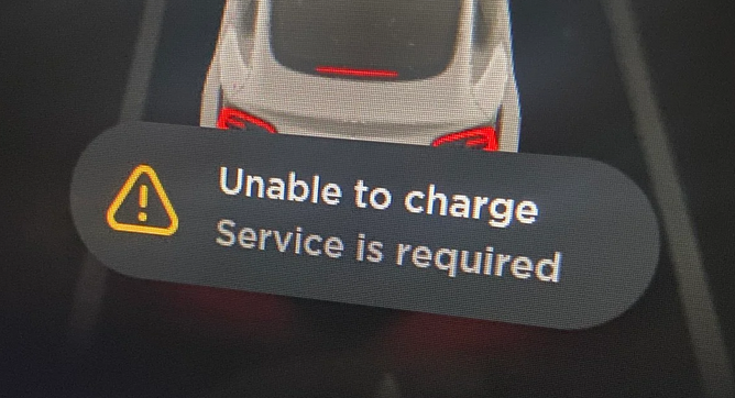 Fix  Tesla "Unable to Charge" Alert