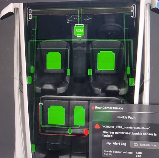 Clear Tesla VCRIGHT_a292 alert (Remote diagnosis and support to fix)