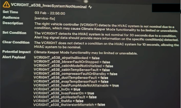 Fix Tesla "Climate keeper unavailable due to system fault" alert