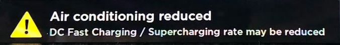 Fix Tesla "Air conditioning reduced" alert