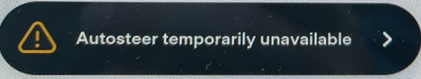 Fix Tesla "Autosteer temporarily unavailable" Alert