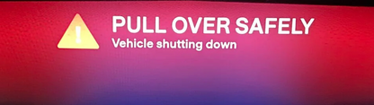 How to fix Tesla "Pull over safely Vehicle shutting down" Alert