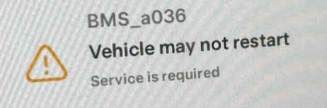 Fix Tesla BMS_w036 "Vehicle may not restart" Alert