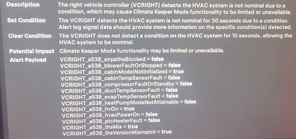 remote fix Tesla "Climate keeper unavailable due to system fault" alert